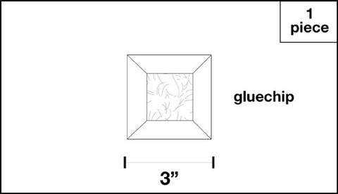 Square. Gluechip : GS03-03-B